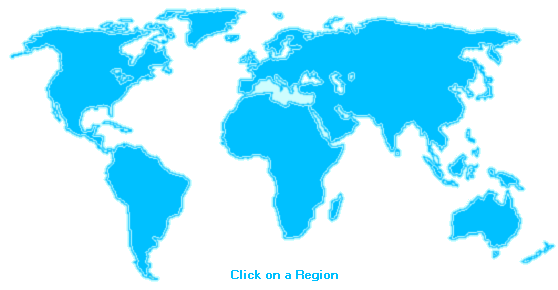 Clickable World Regions Map